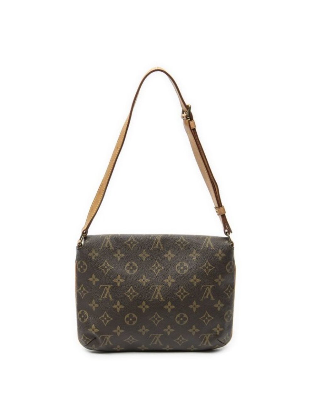 ★SOLD★ Louis Vuitton Musette Tango Brown Monogram Canvas Shoulder Bag - Picture 5 of 10